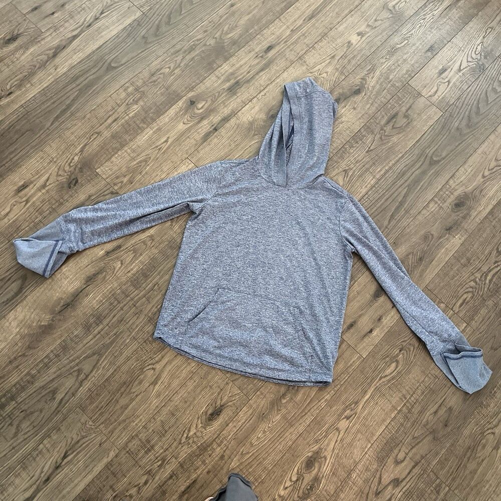 Athleta Girl Sweatshirt Large 12 Hooded Uptempo Athleisure Lightweight